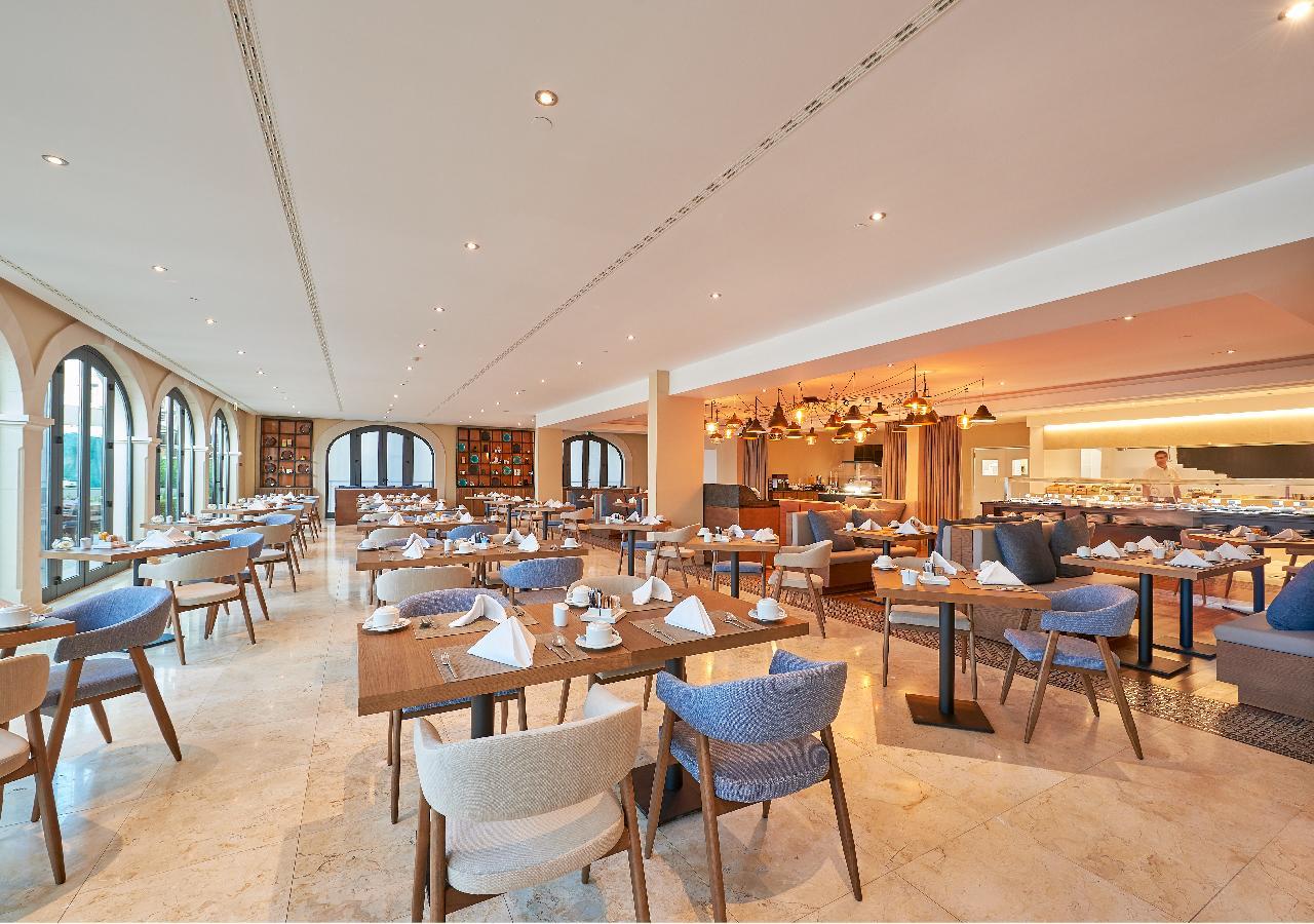 Cascade Wellness Resort Lagos Dış mekan fotoğraf The restaurant